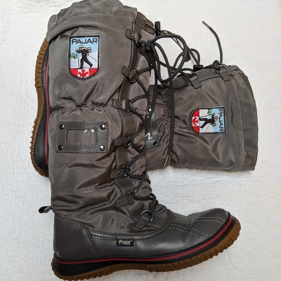 Pajar tall gray waterproof Gia boots, size 7-7.5 - Picture 13 of 13